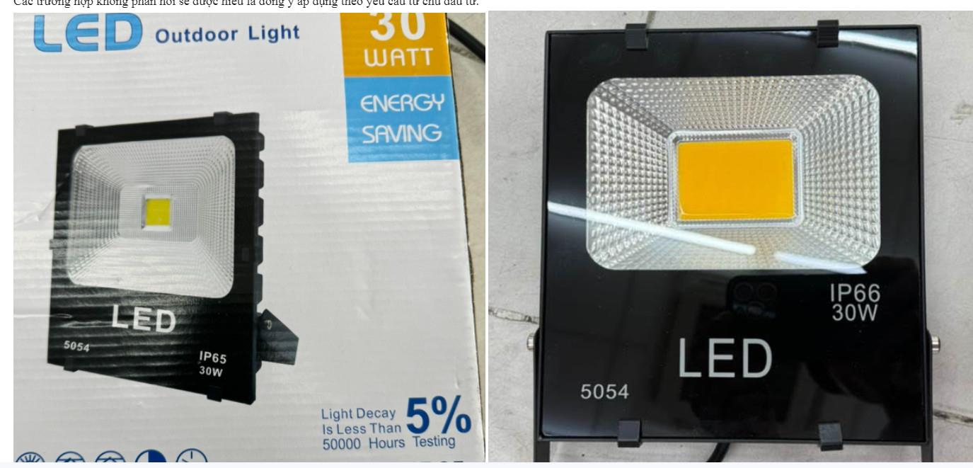 Đèn led pha ánh sáng trung tính 50W