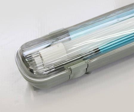 Bộ máng đèn tuýp led đơn chống ẩm IP65 1.2m