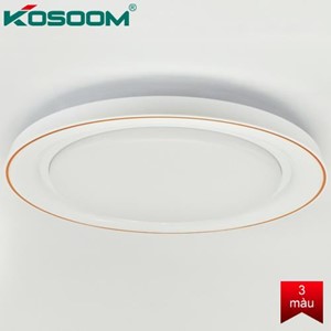 Đèn LED ốp trần đổi màu Apolo viền cam OP-KS-APL-22/45-C-ĐM Kosoom