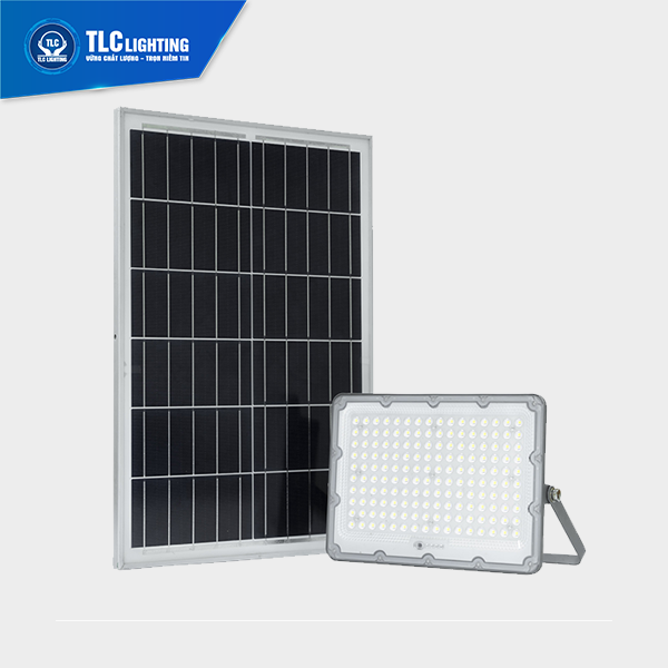 Đèn pha năng lượng mặt trời rời thể MAX ECO Friendly 100W TLC