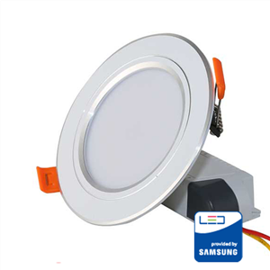 Đèn LED Âm Trần Rạng Đông 9W Viền Bạc